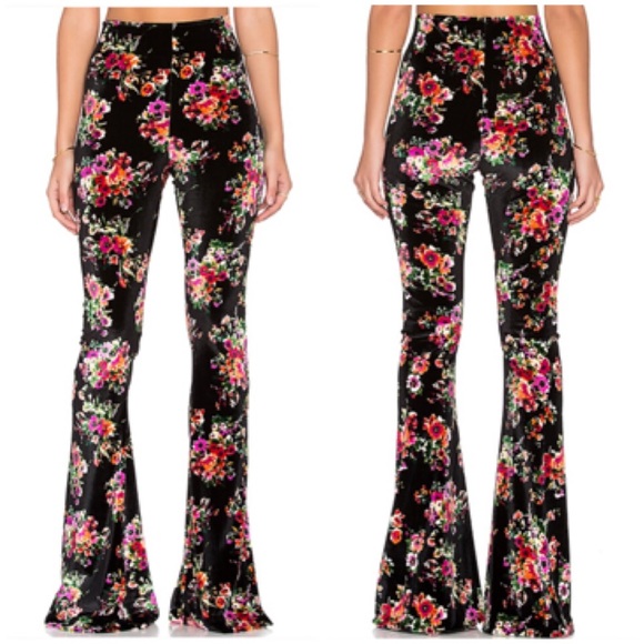 Show Me Your MuMu Pants - Show Me Your Mumu Velvet Bam Bam Bells